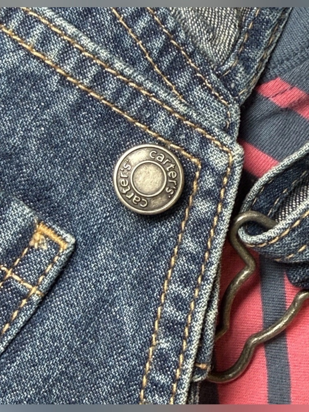 Carter's Boy Overalls Bib Pants US Size 18M
Toddler Blue Denim Jean Snap Up - Picture 8 of 8